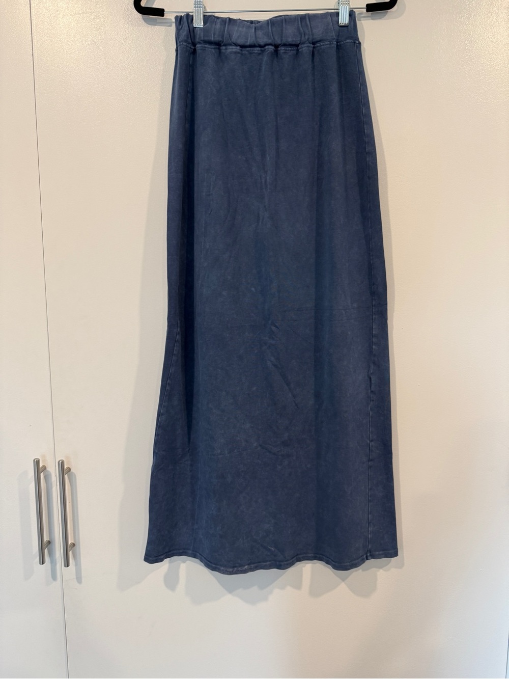 KIKIRIKI faux denim stretchy skirt